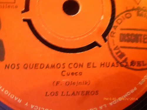 Vinilo Single De Los Llaneros -la Enredadera( S75