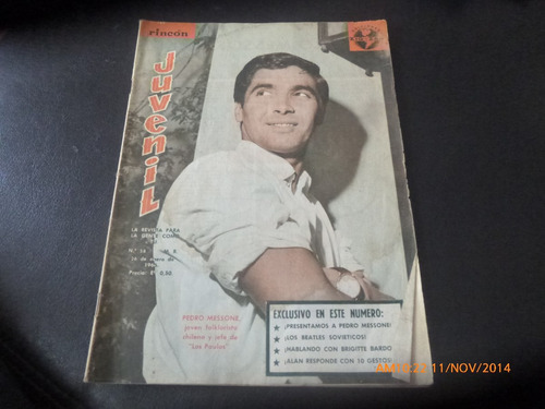 Revista Rincon Juvenil N° 58 - Pedro Messone -b. Bardot(297
