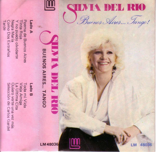 Silvia Del Rio Buenos Aires Tangos Gardel Cassette Pvl