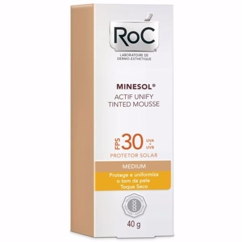 Roc Minesol Actif Unify Medium+capital Soleil Fps30 Cor