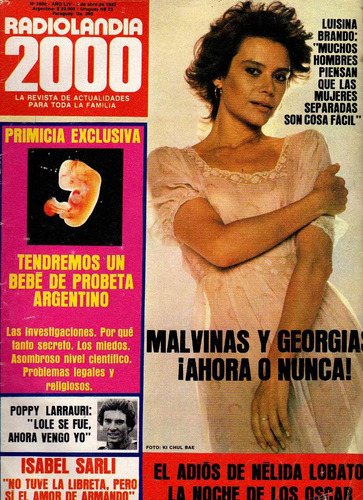 Radiolandia 2000 / Nª 2800 / 1982 / Luisina Brando /