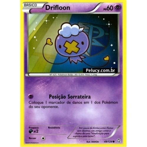 Drifloon - Pokémon Psíquico Comum - 49/1 - Pokemon Card Game