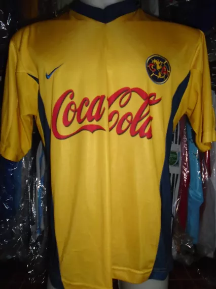 Camiseta América México Nike 2000 2001 #18 Villa Selección