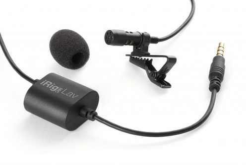 Irig Mic Lav, paquete de 2, color negro