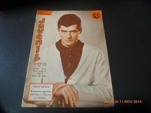 Revista Rincon Juvenil N° 23- Palito Ortega- (301
