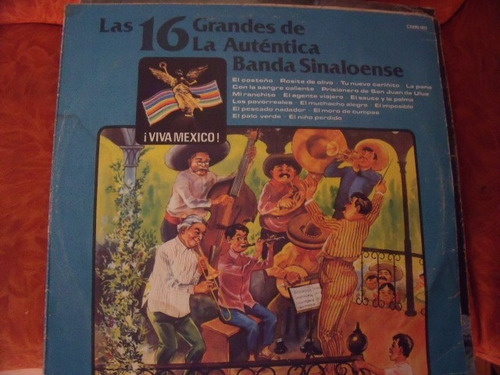 Lp 16 Grandes De La Autentica Banda Sinaloense,