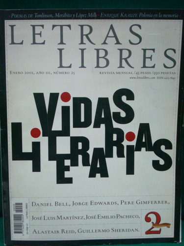 Letras Libres, Año Iii: Núm. 25, 2001.