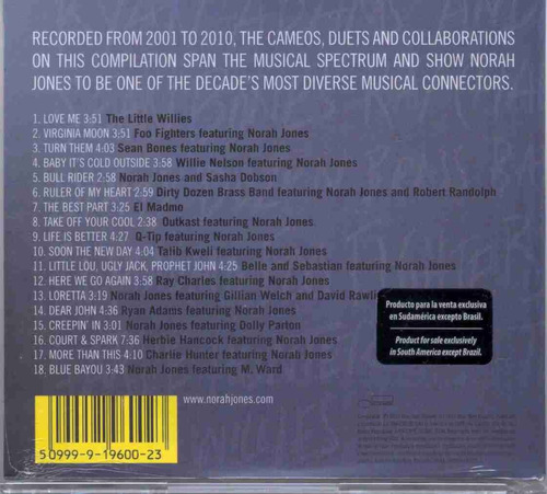 Imagen 2 de 4 de Norah Jones - Featuring - Cd Original Nuevo