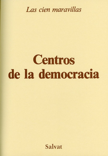 Centros De La Democracia - Salvat