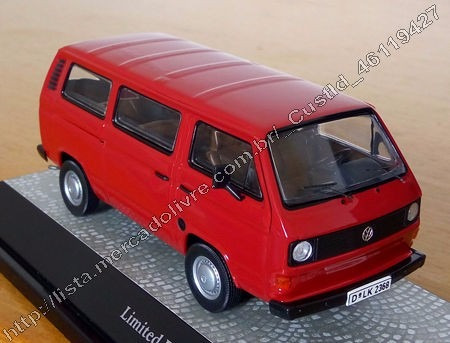 Volkswagen Kombi T3 1:43 Perua 1/43 Van 1/43 Furgão 1/43