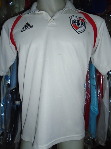 Chomba Camiseta Fútbol River adidas T. M Con Detalles De Uso