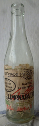 Antigua Botella Limonada Leonard Industria Peruana