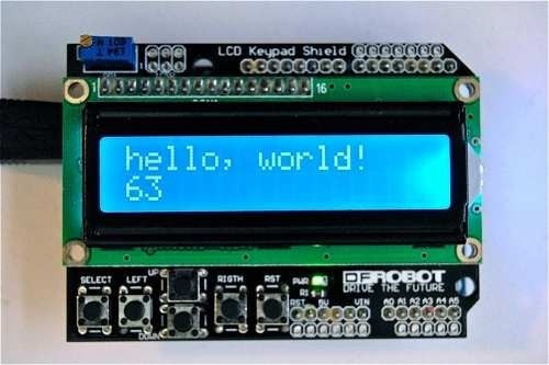 Display Lcd Keypad 16x2 P/ Arduino Uno E Mega Pronta Entrega