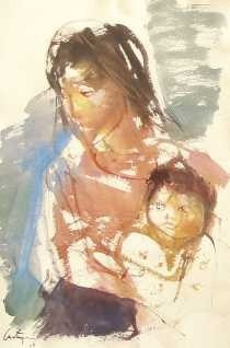 Maternidad - Juan Carlos Castagnino - Lámina 45x30 Cm.