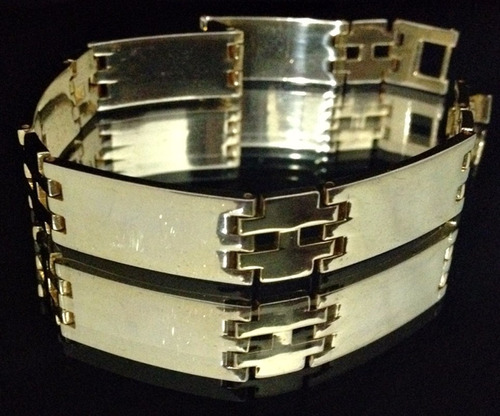 Bracelete Masculino De Luxo Em Ouro 18k 750