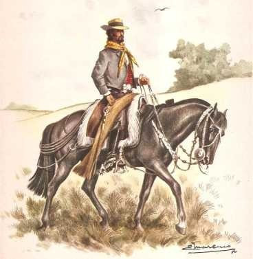 Gaucho Blas Cabrera - Eleodoro Marenco - Lámina 45x30 Cm.