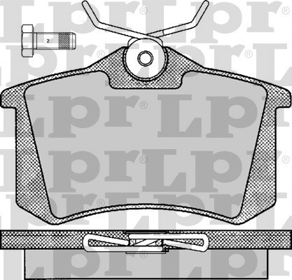 Pastillas De Freno Lpr Renault Megane 05/.... Sistema Trw