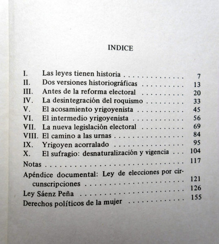 Ley Sáenz Peña: Pro Y Contra - Honorio A. Díaz - Ceal