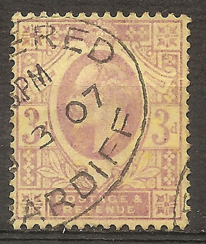 Inglaterra Yv 111 Reino Unido Scott 132 Catálo U$19 Año 1902