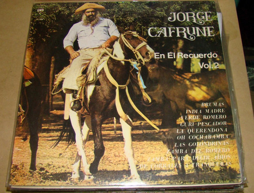 Jorge Cafrune En El Recuerdo Vol 2 Lp Argentino / Kktus