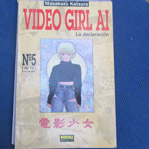 Video Girl Ai N°5, La Declaracion, Masakazu Katsura, Ed. Nor