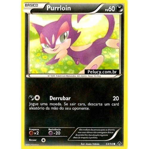 Purrloin - Pokémon Noturno Comum - 64/98 - Pokemon Card Game