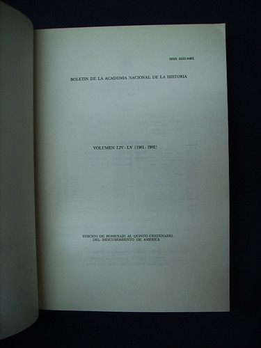 Boletín De La Academia Nacional De La Historia - 1981-1982