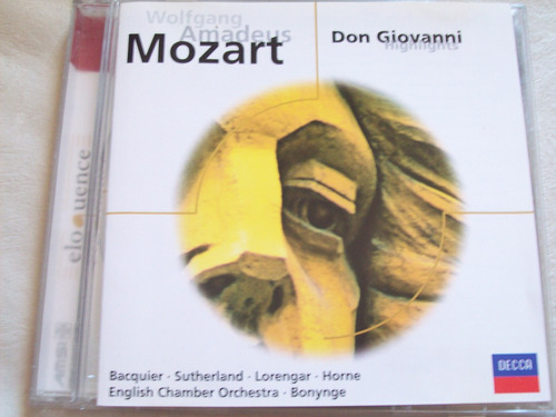 Mozart Don Giovanni Seleccion Bobybge Sutherland 1 Cd Decc H