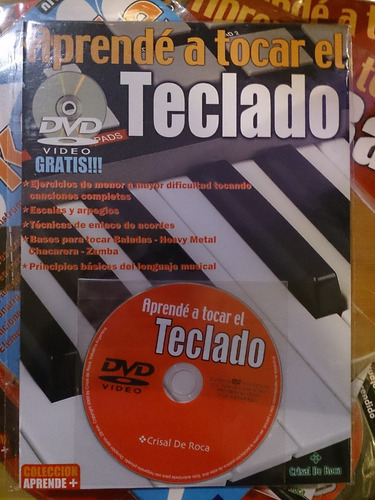 Libro Metodo Aprende A Tocar El Teclado Con Dvd De Regalo