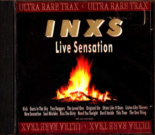 Cd Inxs Live Sensation = Ultra Rare Trax Original Lacrado!