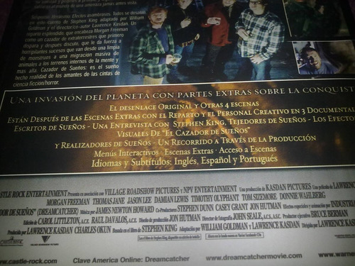 El Cazador De Sueños / Dreamcatcher , Stephen King (Usado)