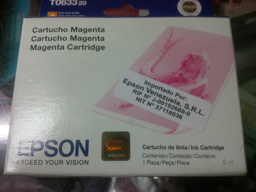 Cartucho Epson T063320 T063220 Magenta Cian C67 Somos Tienda