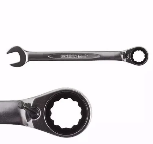 Llave Combinada Ratchet Bahco 1rm8 8mm Cr-v Llave Inversor