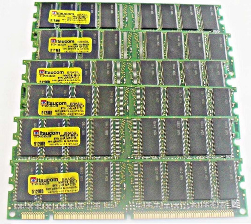 Memoria Itaucom 512mb Pc3200 Ddr400 Memtest Ok
