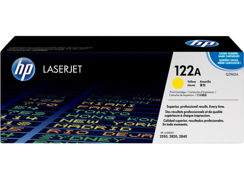 Toner Hp 122a Q3962a Amarillo Original Laserjet 2550 2800