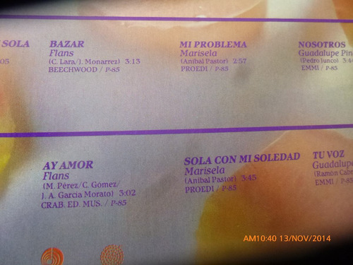 Vinilo Lp De Amor Es -mujer Es -- (u985