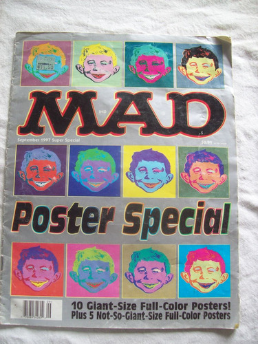 15 Posters Gigantes Especiales De Mad A Todo Color.