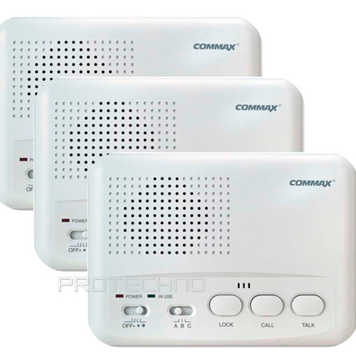 Intercomunicador Commax Wi-3sn 3 Puestos Conexion 220v