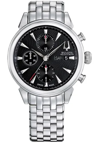 Reloj Bulova Accutron 63c106 Crono Automatic Suizo Ag.oficia 99.990