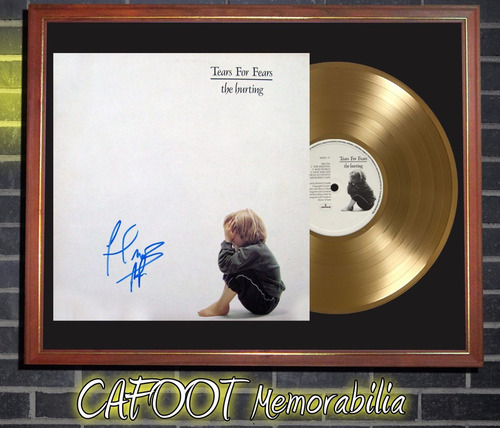 Tears For Fears The Hurting Tapa Lp Firmada Y Disco De Oro
