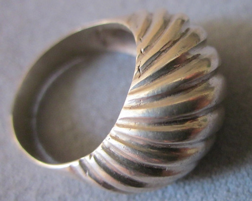 Anillo Antiguo De Plata 