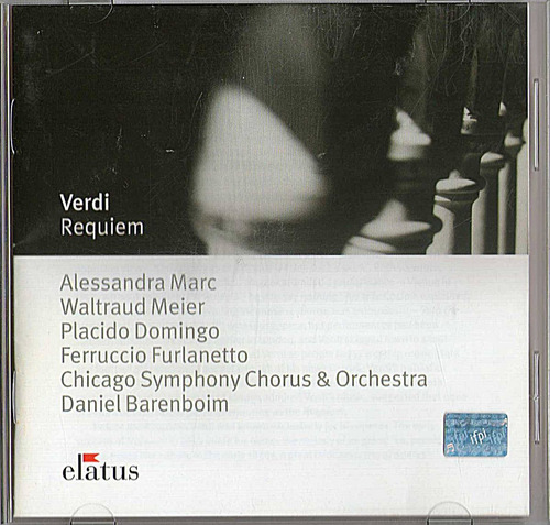 Cd Verdi-requiem-barenboim Plácido Domingo/furlanetto 2cd