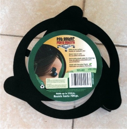 Imagen 1 de 1 de Porta Macetas Redondo Con Llantas Macetero Pot Holder