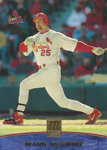 2001 Topps Reserve Mark Mcgwire 1b Cardinals