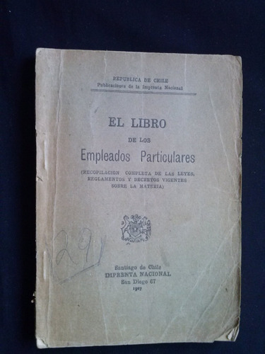 El Libro De Los Empleados Particulares C4