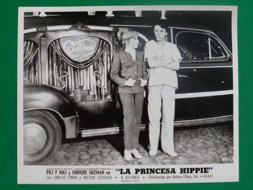 1969 Enrique Guzman La Princesa Hippie Foto Original 2