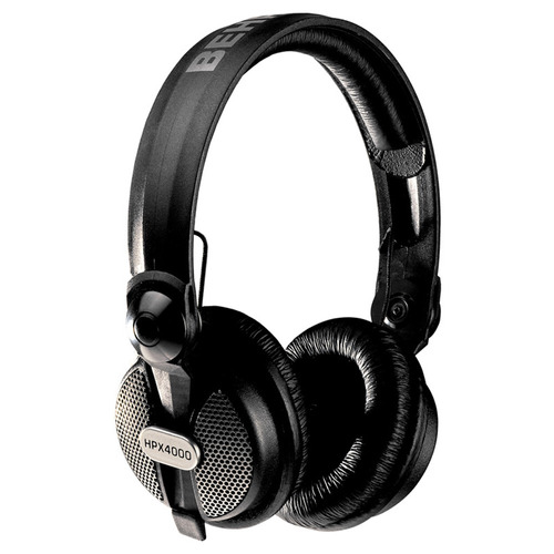 Fone De Ouvido Behringer Hpx4000 Preto Para Dj Over Ear