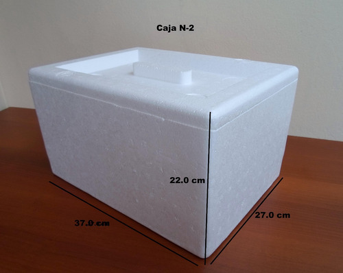 Cajas Térmica De Tecnopor Caja No. 2 Ctn2