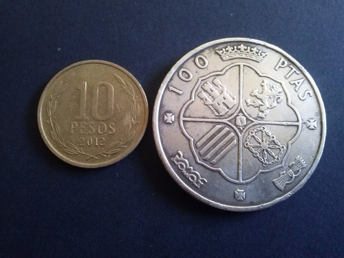 Moneda España 100 Pesetas 1966 (67) Plata (c1classic)