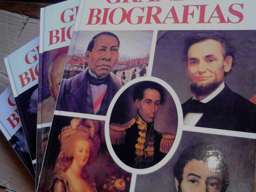 Enciclopedia-grandes Biografias Oceano   4 Tomos